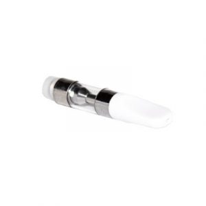 White Tip 0.5ml CCELL TYPE Empty Cartridge - Ceramic Coil (1 - 1000pcs)
