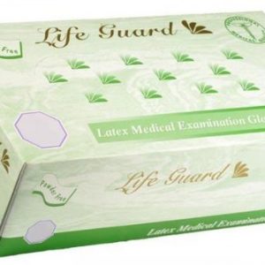 Lifeguard Latex Exam Gloves, Large