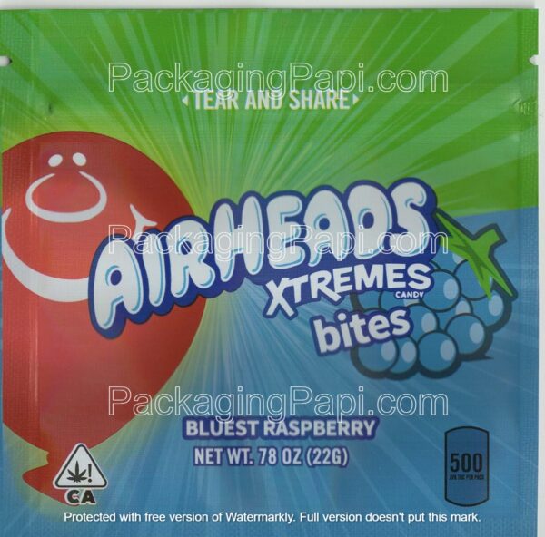 Airheads / Gasheads Extremes Edible Mylar Packaging *EMPTY BAGS* - Image 4
