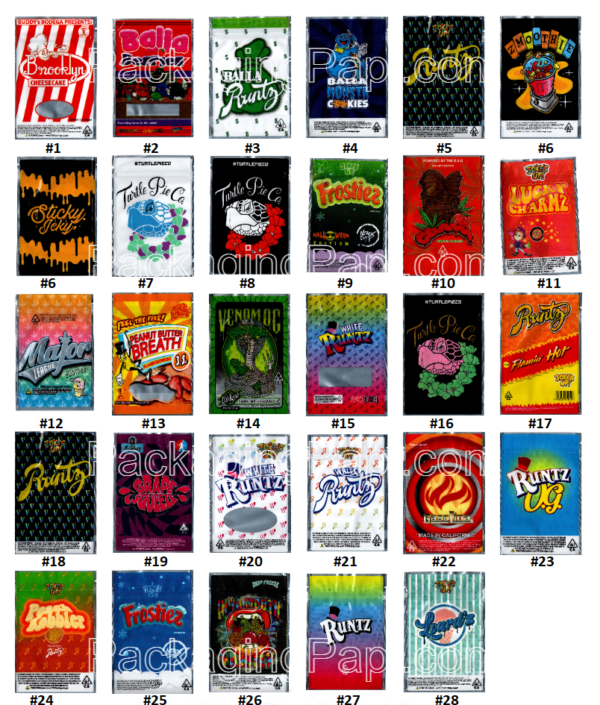 Runtz 28 Designs *EMPTY BAGS*