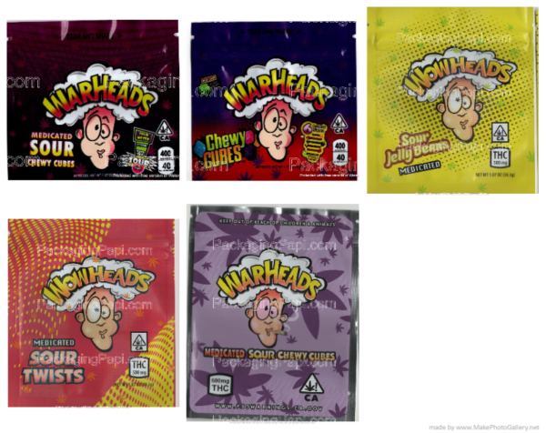 Warheads *EMPTY BAGS* Best Price+ Fastest Shipping