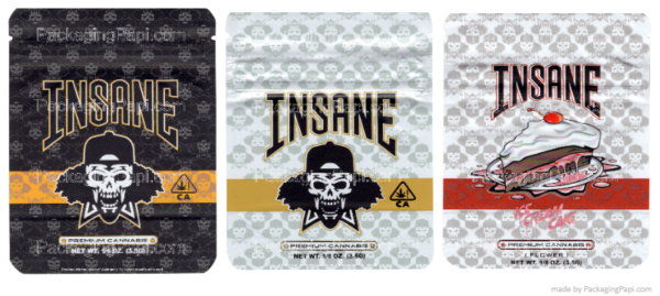 Insane 3.5g Flower Bags