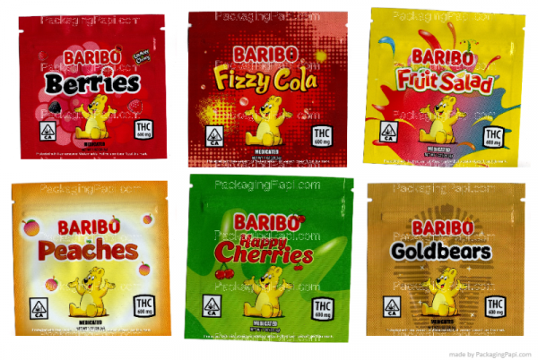 Baribo : (6 Flavors) Packaging Mylar Bag *Empty Bags*