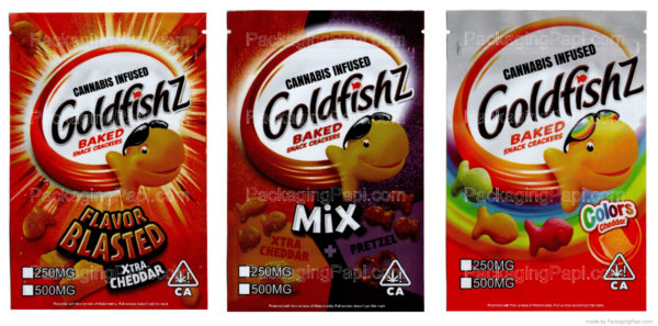 GoldfishZ Packaging (3 Variations) Mylar Bag *EmptyBags*