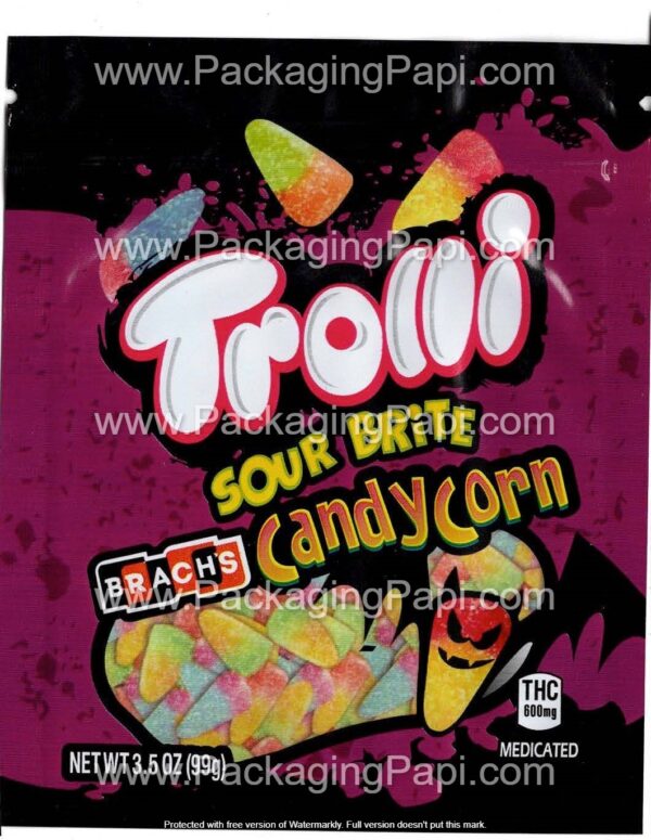 Trolli Small THC Mylar Bag Edible Gummy Packaging (24+ Variations) *Empty Bags* - Image 13