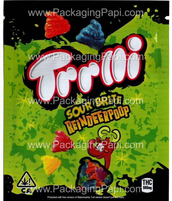 Trolli Small THC Mylar Bag Edible Gummy Packaging (24+ Variations) *Empty Bags* - Image 8