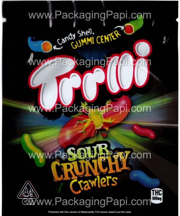 Trolli Small THC Mylar Bag Edible Gummy Packaging (24+ Variations) *Empty Bags* - Image 10