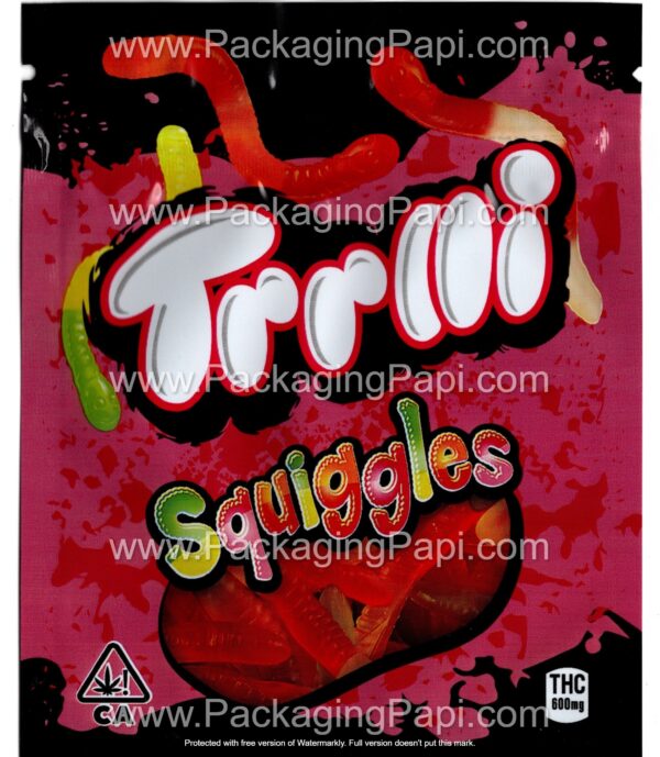 Trolli Small THC Mylar Bag Edible Gummy Packaging (24+ Variations) *Empty Bags* - Image 11