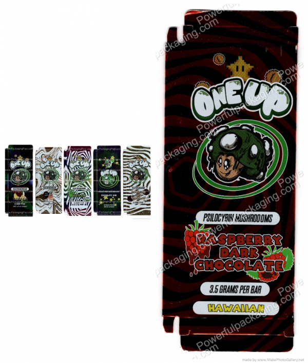 OneUp Psilocybin Chocolate Boxes w/ Display Case