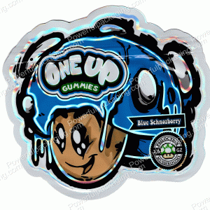 OneUp : Gummies (Blue Schnozberry) 3D Bag *Empty Bags* (CaSupply) #3D