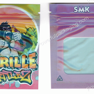 SMK : Gorille Skittlez (Mini 1Gram) Bag w/ Window *Empty Bags* (CaSupply) #M2