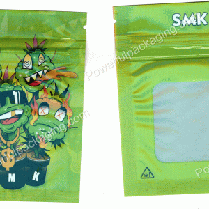 SMK : Tree Plant 5 (Mini 1Gram) Bag w/ Window *Empty Bags* (CaSupply) #M2