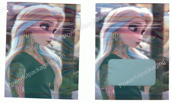 Hip Elsa (Mini 1Gram) Bag w/ Window *Empty Bags* (CaSupply) #M2