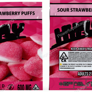 HYFLY : Sour Strawberry Puffs Bag *Empty Bags* (CaSupply) #H1