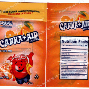 CANNA+AID : Orange (Drink Mix) Bag *Empty Bags* (CaSupply) #E3