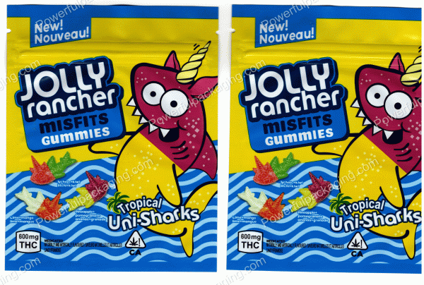 Jollyrancher Misfits : Tropical Uni-Sharks Bag *Empty Bags* (CaSupply) #E2