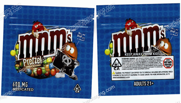 MnM's : Pretzel Snack Bag *Empty Bags* (CaSupply) #E2