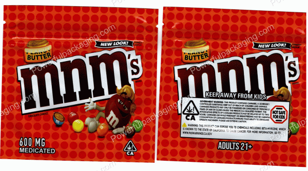MnM's : Peanut Butter Snack Bag *Empty Bags* (CaSupply) #E2