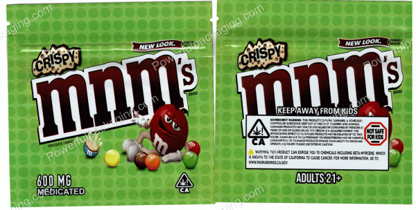 MnM's : Crispy Snack Bag *Empty Bags* (CaSupply) #E2