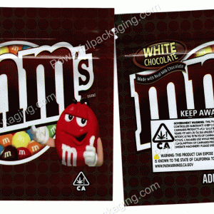 MnM's : White Chocolate (Brown Bag) Snack Bag *Empty Bags* (CaSupply) #E2