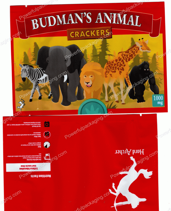 Budman's Animal Crackers (7x5in Bag) *Empty Bags* (CaSupply) #E2