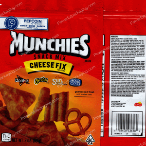 Munchies Snack Mix : Cheese Fix (8.5x6in Bag) *Empty Bags* (CaSupply) #E3