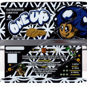 ONEUP Psilocybin Mushroom Bar : Girl Scouts (Trefoils) 3.5g (5/10 Pack Box Set) (2.5x5.5in) *Empty Box* (CaSupply) #X1
