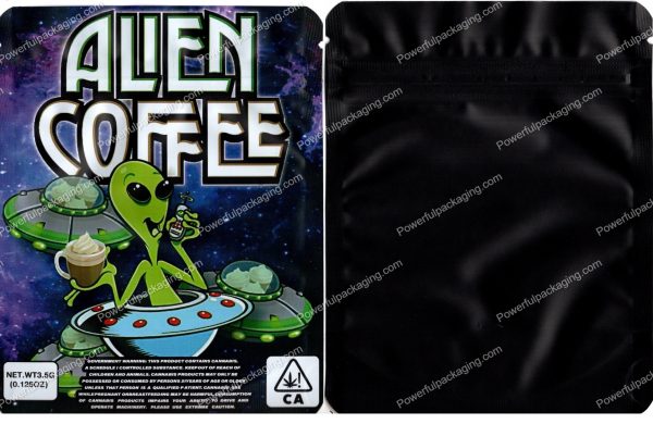 Alien Coffee Mylar 3.5 Bag *Empty Bags* (CaSupply) #S1
