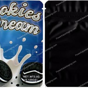 Cookies and Cream Mylar Flower 3.5 Bag *Empty Bags* (CaSupply) #S1