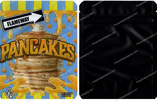 Flameway : Pancakes Mylar Flower 3.5 Bag *Empty Bags* (CaSupply) #S1