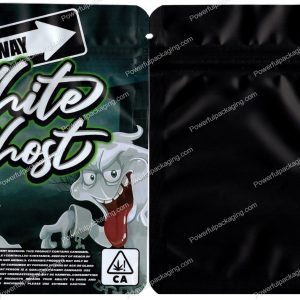 Flameway : White Ghost Mylar Flower 3.5 Bag *Empty Bags* (CaSupply) #S1
