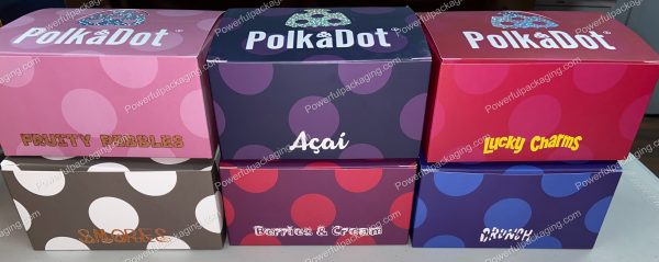 Large PolkaDot Magic Mushroom Belgain Chocolate : Fruity Pebbles 4g 10-Pack with Master Case and Sleeve (5.5x3.5in) *Empty Box* - Image 6