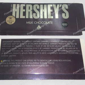 Hershey's Milk Chocolate Bar Box (2.5x5.5in) *Empty Box* (CaSupply) #X1