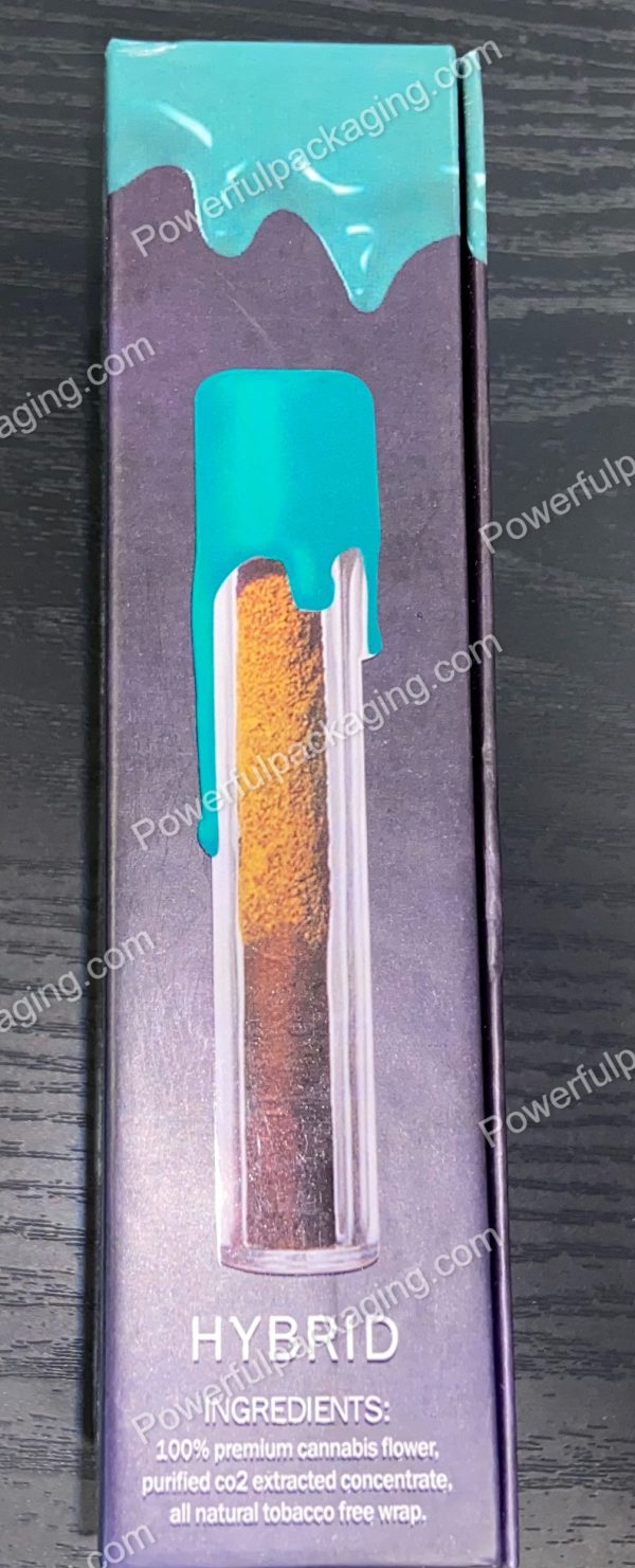 Packwoods Seattle : (Zips) Hybrid, Glass Tube, Magnetic Box, Stickers, Wax and Tip/ Mouthpiece 'PREROLLED BLUNT' *Empty Pre-Rolls* (50/100 Pack Set) (CA-Supply) - Image 3