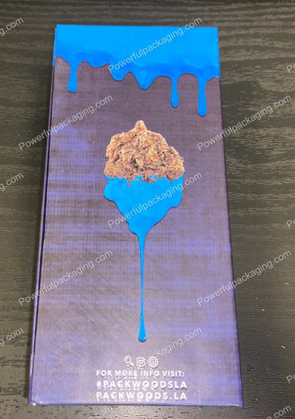 Packwoods Los Angeles x Blue Chip : (Peanut Butter Cup) Hybrid, Glass Tube, Magnetic Box, Stickers, Wax and Tip/ Mouthpiece 'PREROLLED BLUNT' *Empty Pre-Rolls* (50/100 Pack Set) (CA-Supply) - Image 5