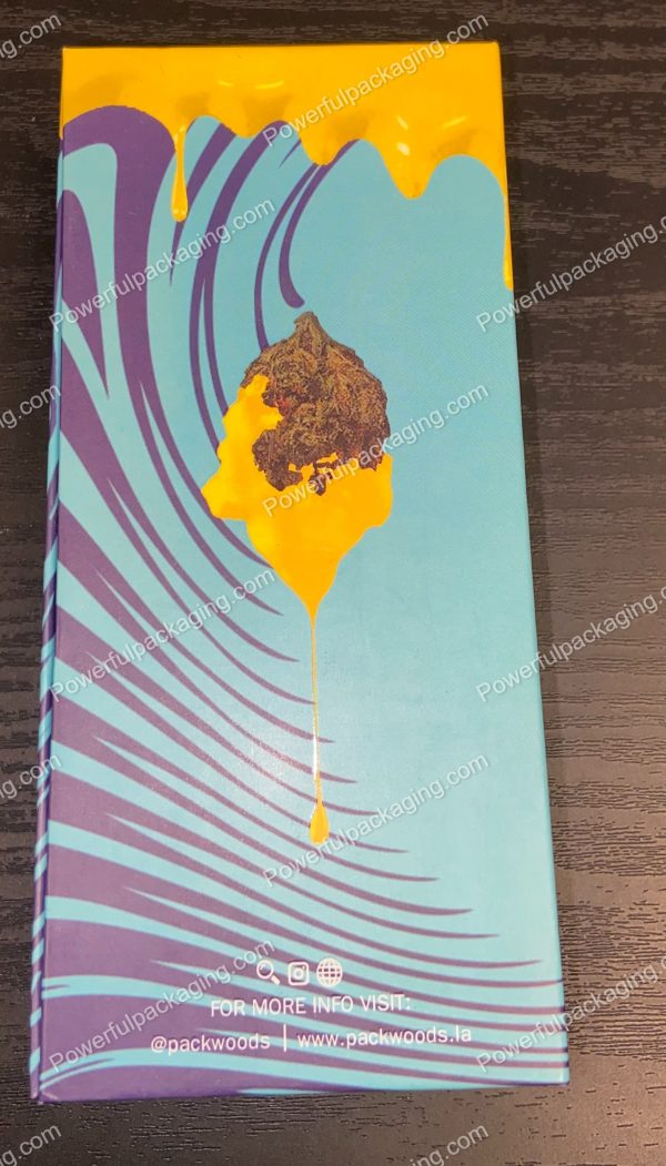 Packwoods Los Angeles x Seven Leaves : (Astro Mints) Hybrid, Glass Tube, Magnetic Box, Stickers, Wax and Tip/ Mouthpiece 'PREROLLED BLUNT' *Empty Pre-Rolls* (50/100 Pack Set) (CA-Supply) - Image 4