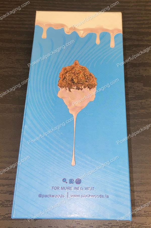 Packwoods Los Angeles x Seven Leaves : (Blue Slush) Glass Tube, Magnetic Box, Stickers, Wax and Tip/ Mouthpiece 'PREROLLED BLUNT' *Empty Pre-Rolls* (50/100 Pack Set) (CA-Supply) - Image 5