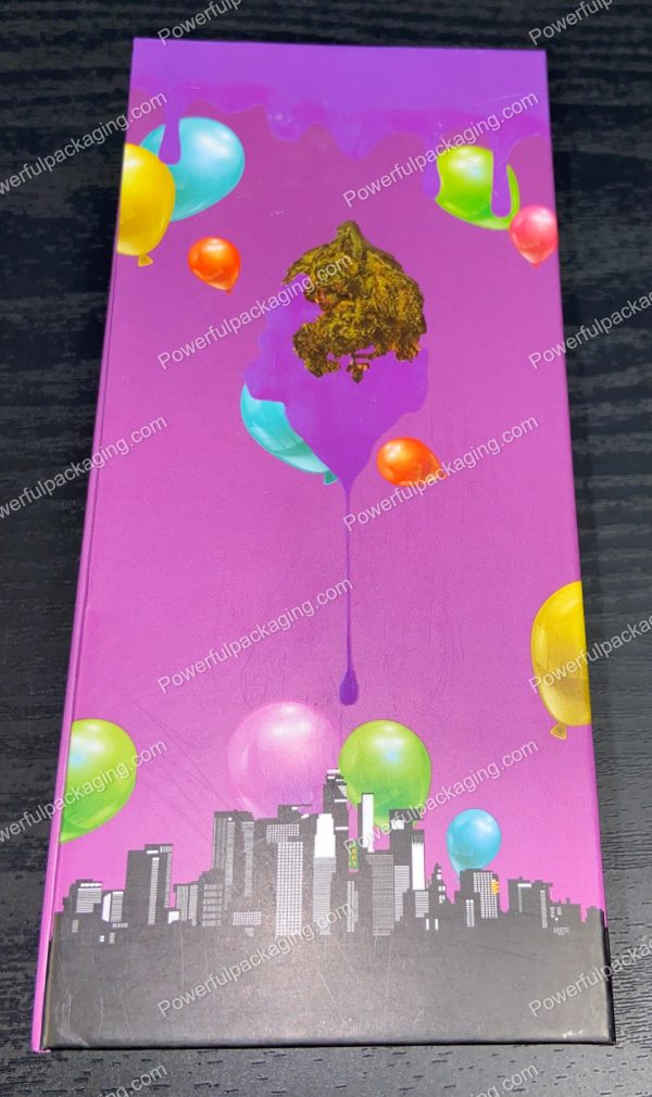 Packwoods Los Angeles x Bleu Zlushie : (Bleu Zlushie) Glass Tube, Magnetic Box, Stickers, Wax and Tip/ Mouthpiece 'PREROLLED BLUNT' *Empty Pre-Rolls* (50/100 Pack Set) (CA-Supply) - Image 4