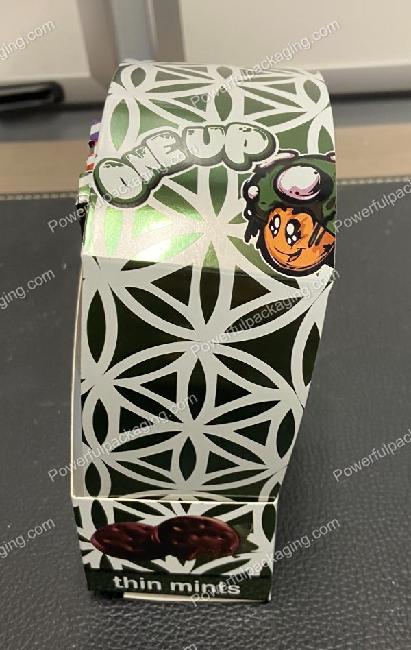 ONEUP Psilocybin Mushroom Bar : Girl Scouts (Thin Mints) 3.5g (10 Pack Box Set) (2.5x5.5in) *Empty Box* (CaSupply) #X1 - Image 4