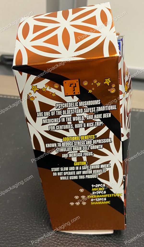ONEUP Psilocybin Mushroom Bar : Girl Scouts (do-si-dos) 3.5g (10 Pack Box Set) (2.5x5.5in) *Empty Box* (CaSupply) #X1 - Image 5