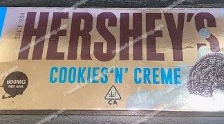 Hershey's Cookies'N'Creme Bar Box (2.5x5.5in) *Empty Box* (CaSupply) #X1