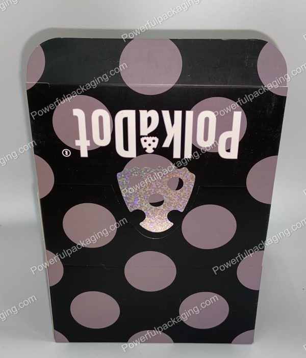 PolkaDot Magic Mushroom Belgain Chocolate : Cookies & Cream 4g 10-Pack with Display Case (5x2.5in) *Empty Box* (CaSupply) - Image 4
