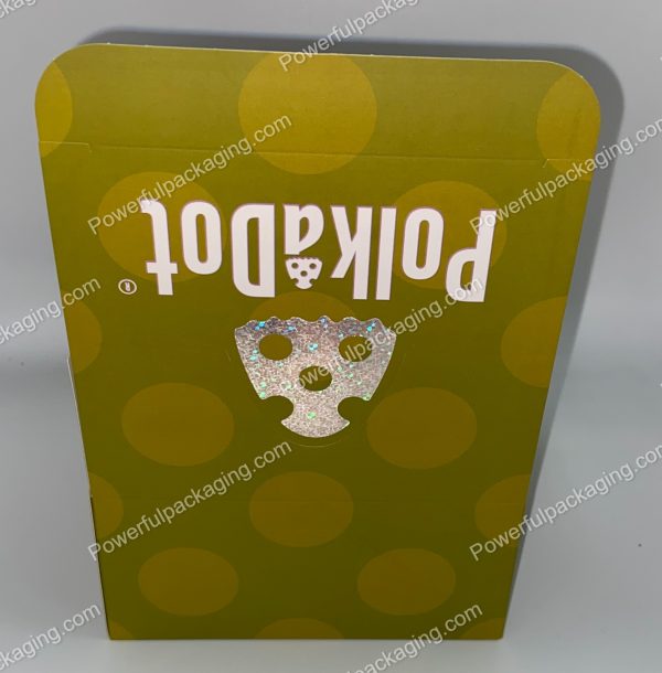 PolkaDot Magic Mushroom Belgain Chocolate : Vegan Coconut 4g 10-Pack with Display Case (5x2.5in) *Empty Box* (CaSupply) - Image 2
