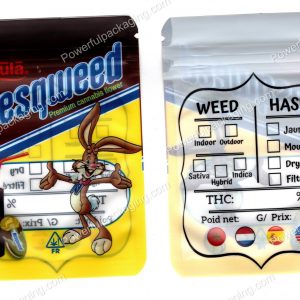 Moula : Nesqweed Mini (Flower / Concentrate) Multipurpose Mylar Bag *Empty Bags*