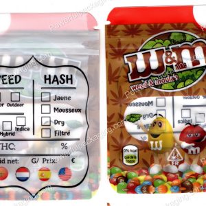 W&M's Mini (Flower / Concentrate) Multipurpose Brown Mylar Bag *Empty Bags*