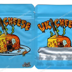 Sweet Decades : VK Cheese Small (5x4in) Packaging 3.5 Mylar Bag *Empty Bags* (CaSupply) #S1