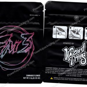 Wizard Trees : GM3 (4.75x3.75in) Packaging 3.5 Mylar Bag *Empty Bags* (BackBin)
