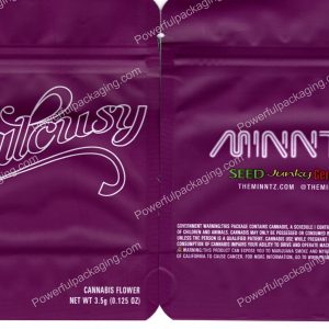 Minntz : Jealousy Small (4.75x4in) Packaging 3.5 Mylar Bag *Empty Bags* (BackBin)
