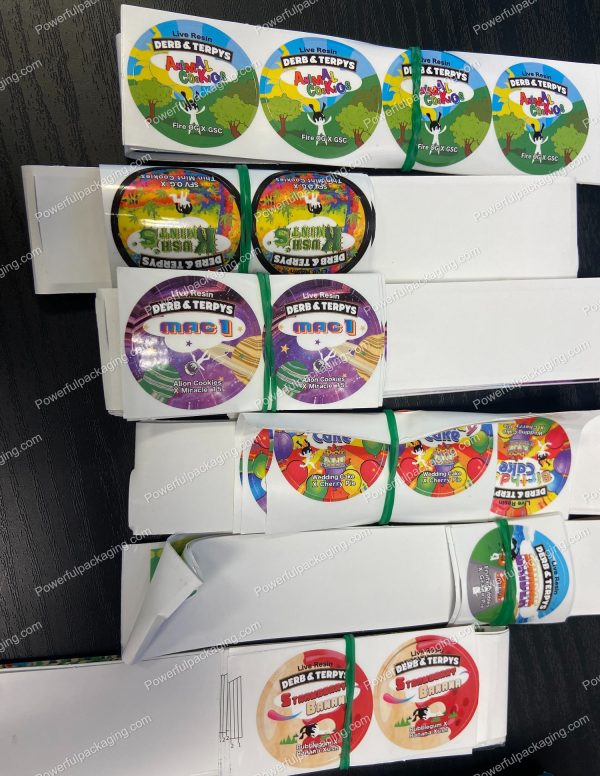 DERB & TERPYS : LIVE RESIN Packaging Set (Stickers,Jars,Lids) *Empty Packaging* (CAsupply) - Image 4