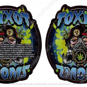 Toxicz Zmoke Generic 3D Mylar Shaped Bag 3.5g Flower Packaging *Empty Bags* (CaSupply) #3D